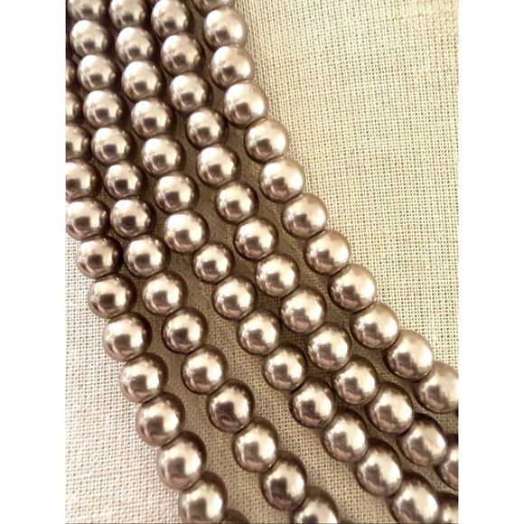Heidi Daus Master Clasp Multi-Strand Faux Pearl Necklace